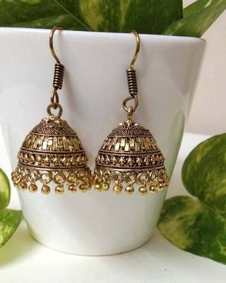 Bronze Agate Jhumkas 1