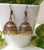 Bronze Agate Jhumkas