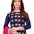 Navy-blue jacquard banarasi cotton salwar