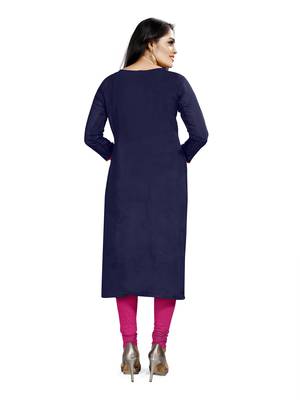 Navy-blue jacquard banarasi cotton salwar 3