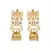 Gold Agate Earrings
