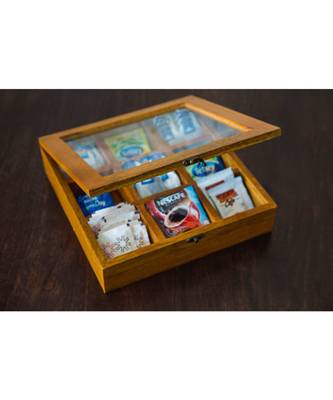 Tea Box With Nine Compartments 1