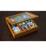 Tea Box With Nine Compartments