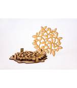 Tree Shaped Set Of 4 Coasters