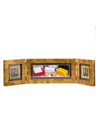 Photo Frame Two Folds Antique 1