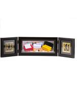 Photo Frame Two Folds Black