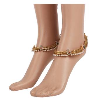 Red anklets 1