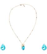 Blue necklace-sets