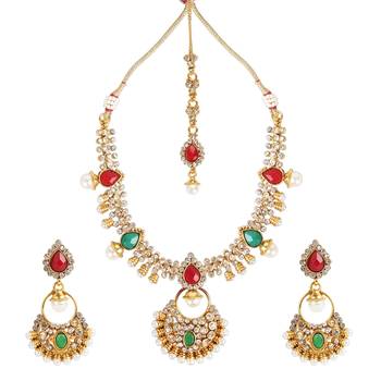 Red necklace-sets 1