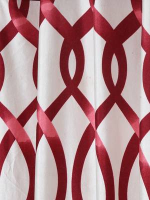 maroon Polyester Plain Printed Door Curtains for Bedroom, Kitchen, Kids or Living Room 3