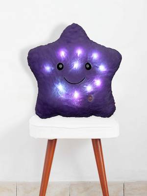 Purple ROSENICE LED Lighting Pillow Glowing Star Pillow Throw Pillow Bedroom Decorative 1