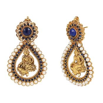 Blue earrings 2