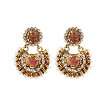 Pink earrings 1