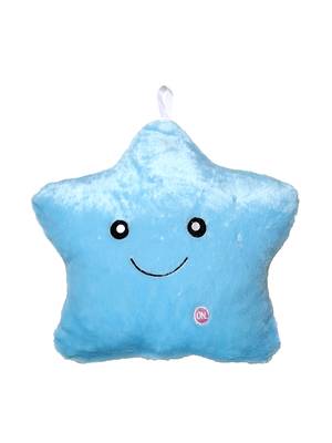 Blue ROSENICE LED Lighting Pillow Glowing Star Pillow Throw Pillow Bedroom Decorative 2