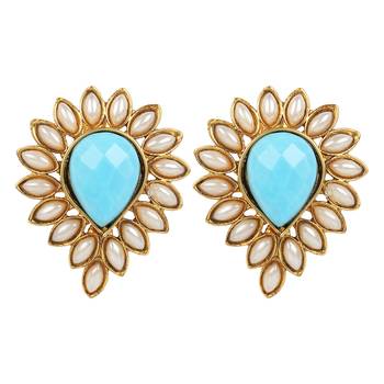 Blue studs 1