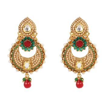 Red earrings 1
