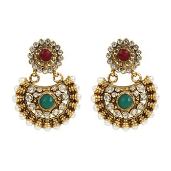 Red earrings 1