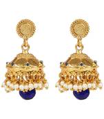 Blue jhumkas