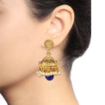 Blue jhumkas 2
