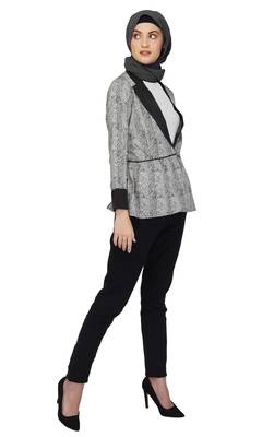 Salt and Pepper Jacket Coat By Ruqsar 3