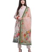 Pink printed cotton salwar