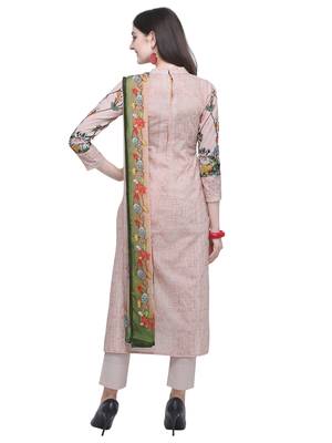 Pink printed cotton salwar 3