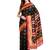 Black Printed art silk saree with blouse