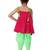 Pink Cotton Dhoti Set