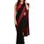 Black woven poly_cotton saree with blouse