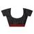 Black woven poly_cotton saree with blouse