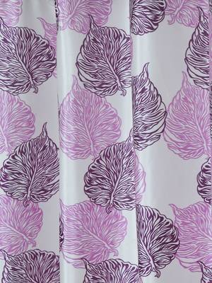 purple Polyester Plain Printed Door Curtains for Bedroom, Kitchen, Kids or Living Room 2