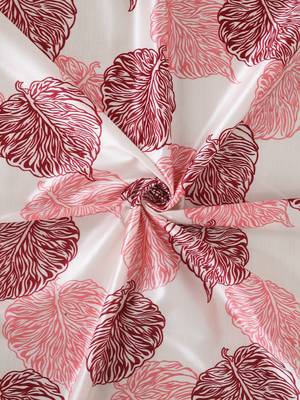 maroon Polyester Plain Printed Door Curtains for Bedroom, Kitchen, Kids or Living Room 4