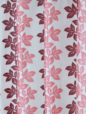 maroon Polyester Plain Printed Door Curtains for Bedroom, Kitchen, Kids or Living Room 3
