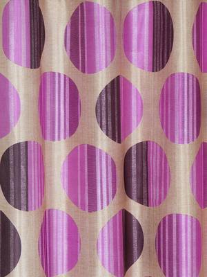 purple Polyester Plain Printed Door Curtains for Bedroom, Kitchen, Kids or Living Room 2