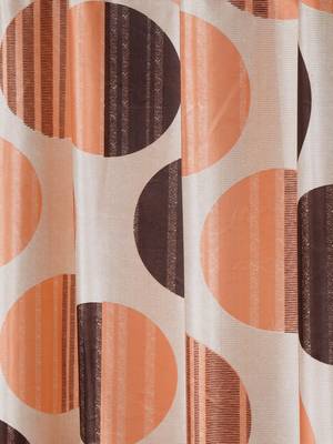 orange Polyester Plain Printed Door Curtains for Bedroom, Kitchen, Kids or Living Room 3