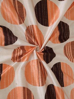 orange Polyester Plain Printed Door Curtains for Bedroom, Kitchen, Kids or Living Room 4