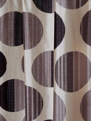 brown Polyester Plain Printed Door Curtains for Bedroom, Kitchen, Kids or Living Room 3