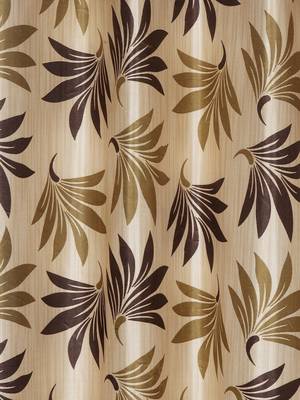 brown Polyester Plain Printed Door Curtains for Bedroom, Kitchen, Kids or Living Room 2
