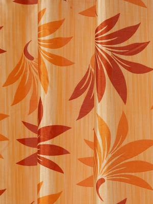 orange Polyester Plain Printed Door Curtains for Bedroom, Kitchen, Kids or Living Room 3