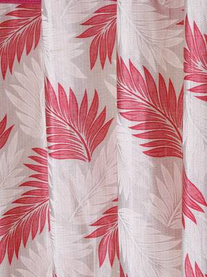 pink Polyester Plain Printed Door Curtains for Bedroom, Kitchen, Kids or Living Room 3