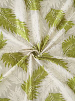 green Polyester Plain Printed Door Curtains for Bedroom, Kitchen, Kids or Living Room 4