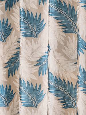 blue Polyester Plain Printed Door Curtains for Bedroom, Kitchen, Kids or Living Room 3