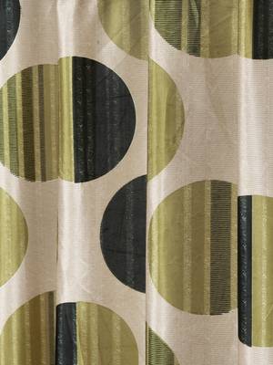 green Polyester Plain Printed Door Curtains for Bedroom, Kitchen, Kids or Living Room 3