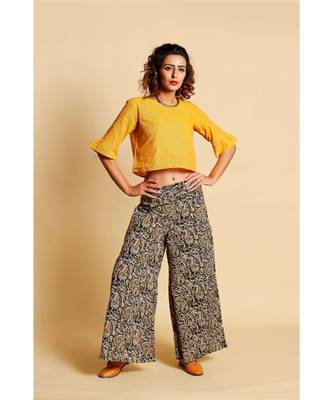 multicolor printed cotton palazzo 1