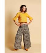 multicolor printed cotton palazzo