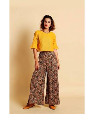 multicolor printed cotton palazzo 1