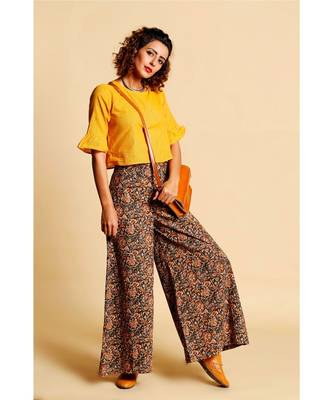 multicolor printed cotton palazzo 3