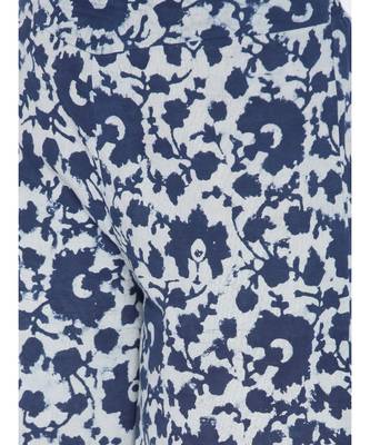 blue printed cotton palazzo 5
