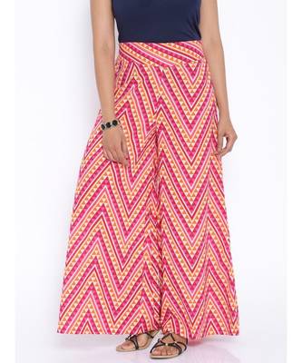 multicolor printed cotton palazzo 1