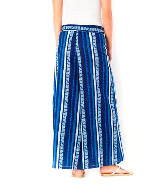 blue printed cotton palazzo 5